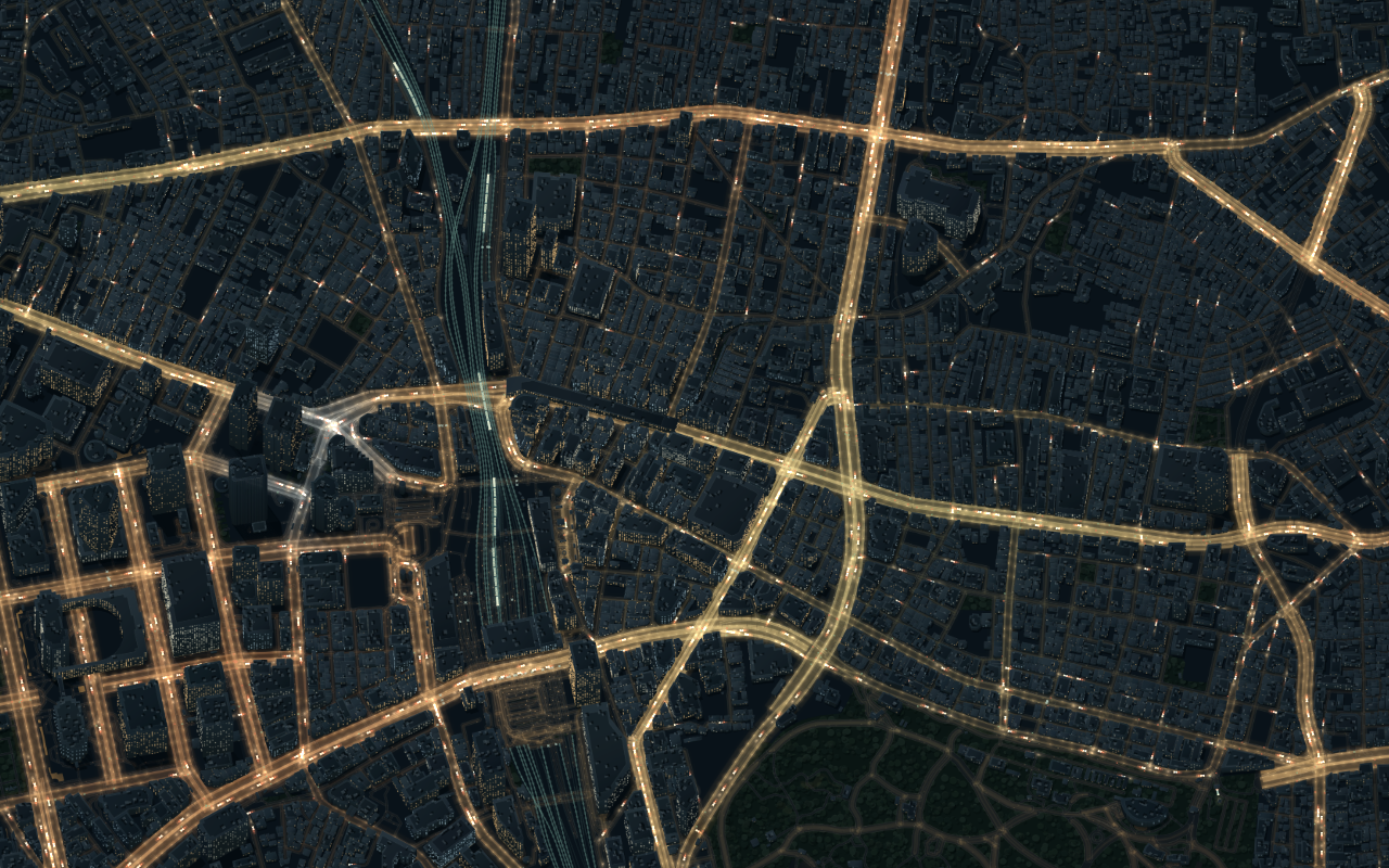 Tokyo Shinjuku: dense station district